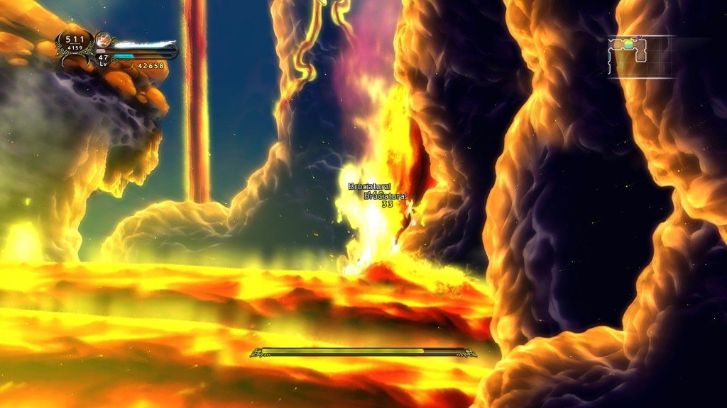 Unica vera pecca del gioco: il glitch della lava e degli speroni. Cascateci su e siete fregati, senza la possibilità di risalire vedrete pian piano il personaggio saltellare, l'energia scendere e la vostra rabbia salire. Ricaricate! 