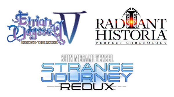 Le Avventure abbondano! Etrian Odyssey V: Beyond The Myth, Radiant Historia: Perfect Chronology e Shin Megami Tensei: Strange Journey Redux arrivano in occidente