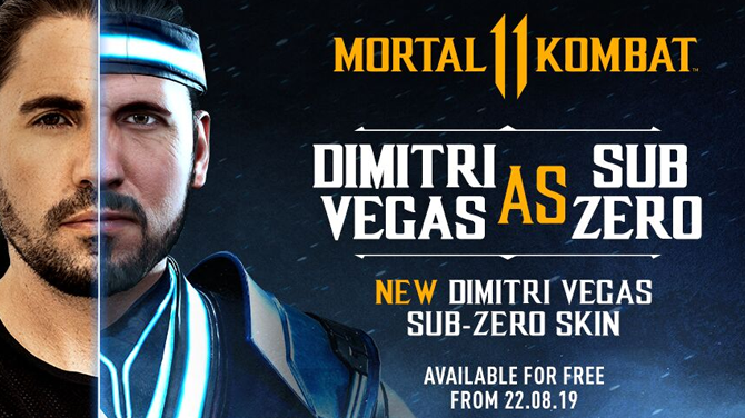 Mortal Kombat 11 – Rivelata una skin personalizzata per Sub-Zero del DJ internazionale Dimitri Vegas