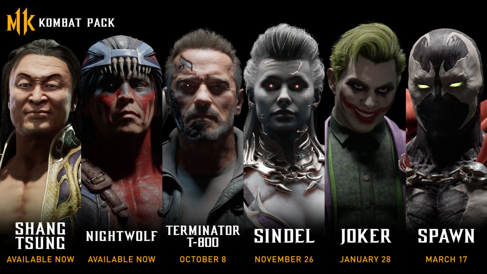 Mortal Kombat 11 – Annunciati i DLC Terminator T-800, Sindel, Joker e Spawn